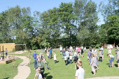 Sommerfest i vuggestuen og børnehaven. FOTO: OLE SKYDT
