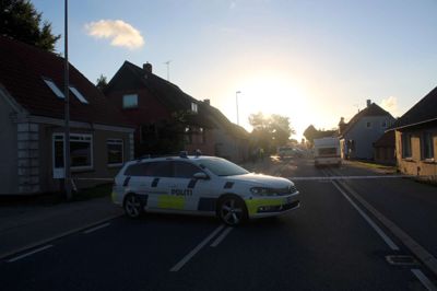 En del af Klovborg var spærret af søndag aften. Foto: www.alarm112danmark.dk
