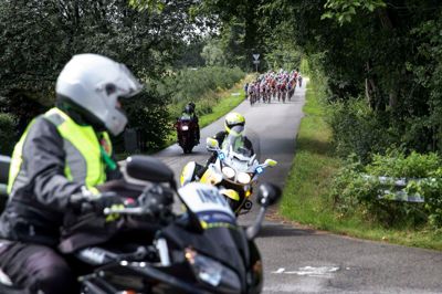 20-årige Lucy Shaw fra Storbritannien måtte udgå af U23-kvindernes EM-løb cirka 40 kilometer før tid. Foto: Tom Laursen