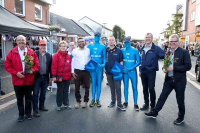 Store begivenheder samler mange politikere på gaden i Videbæk. Her op til byrådsvalget i 2017. Foto: Tom laursen