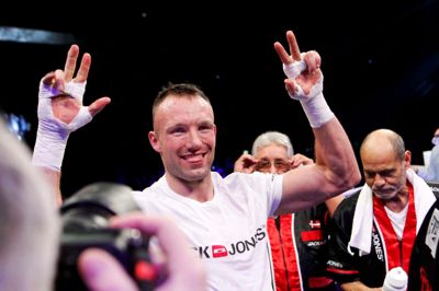 Mikkel Kessler efter en af sine sejre i Boxen- nu kommer der måske en til. Foto: Flemming Hansen