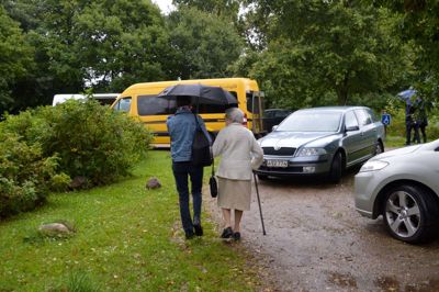 En regnfuld, men god udflugt til Ballesbækgaard. ?Privatfoto