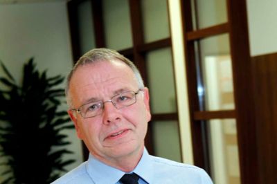 Jørgen Yde Hansen har været i Vestjysk Bank i Herning siden 2004, men nu har han valgt at stoppe som følge af organisationsændringer. ? Foto: Flemming Hansen