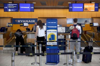 Ryanair aflyser i omegnen af 2000 fly de kommende uger. ?Ritzau Foto