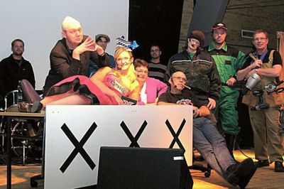 Her fra en tidligere revy. PRIVATFOTO