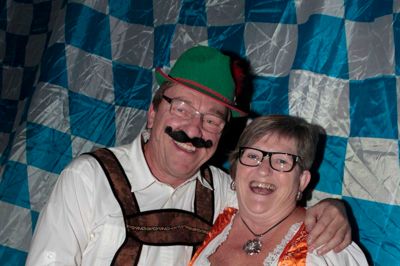 Sådan må man gerne være klædt på til tyrolerfesten på Kærmindeparken. Billedet er fra en bierfest i Brande Hallerne. Foto: Henrik Ole Jensen