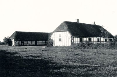 I både sidste uge og i denne uge blev Historiens Hus portrætteret i avisens kulturmagasin, og vi bragte sidste lørdag et foto af museumsbygningen, som den tog sig ud i 1917. I denne uge viser vi museets bondegård med et foto, også fra 1917. Frilandsmuseet blev skabt i 1904 med opførelsen af den første bondegård, og siden kom flere bygninger til. Blandt seværdighederne i Frilandsmuseet er »Ane Maries Hus« samt en »Bindstouw« med reference til St. St. Blichers verden. ?Foto: Lokalhistorisk Arkiv Herning
