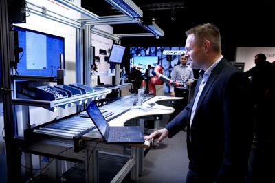 Dataopsamling i en produktionslinje er i fokus hos denne udstiller på EOT-messen. Alt fra temperatur til fugt og lignende måles og lagres og skal være med til at sikre de optimale produktionsforhold.