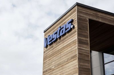 Vestas-aktien er fredag morgen i modvind og falder over otte procent på børsen. /ritzau/Rune Pedersen/arkiv
