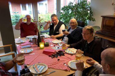 Fra oktoberfesten i fjor. foto: privatfoto