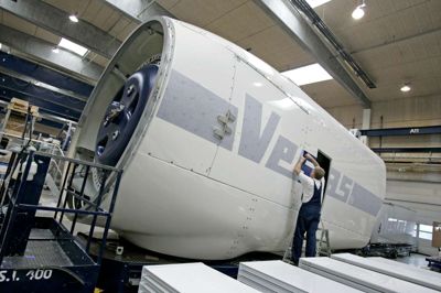Vindmølleproducenten Vestas har opstillet møller i 24 lande verden alene i tredje kvartal. Ordrebogen er godt fyldt op, men seneste regnskab skuffer på indtjeningen. ?Foto: Niels Husted/Ritzau Foto