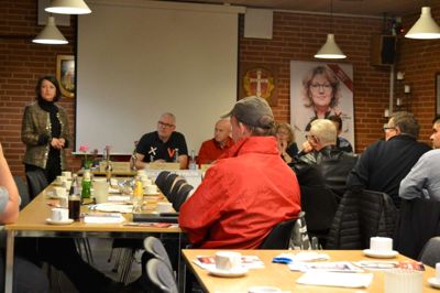 Det var Tommys Taxi og Herning Taxi, der havde arrangeret mødet om taxier i Herning Kommune. Foto: Jacob Hove