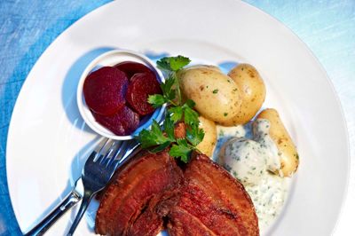 Mmmm. Stegt flæsk. Foto: Tony Brøchner