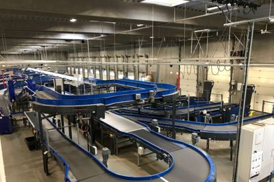 På Nystedvej i Herning har GLS udvidet med 500 kvadratmeter, og der er plads til at udvide yderligere de kommende år. ?Foto: GLS