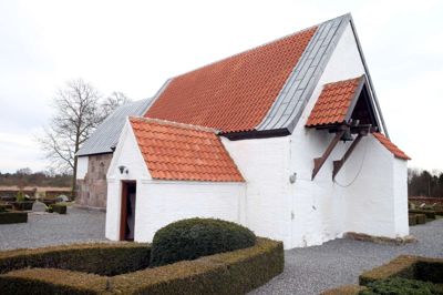 Ørre Kirke vil være endemålet for at en bustur rundt i juleevangeliet.? foto: flemming hansen