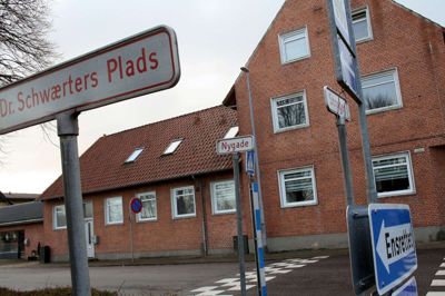 Et lille udsnit af skilteskoven.