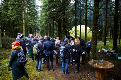 Skovsnogen trækker gæster på tværs af alder og baggrund. Folkene bag samarbejder allerede med forskellige foreninger, men er interesseret i at udvide dette samarbejde. ?Foto: pr-foto.