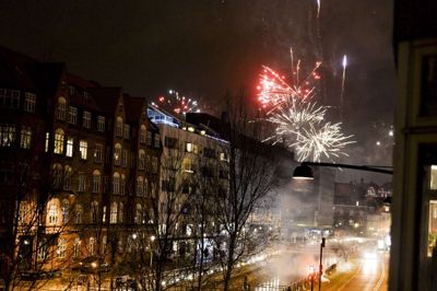 Tørvejr, let til frisk vind og omkring fem grader. Sådan lyder prognosen på vejret, når 2017 bliver til 2018. /ritzau/Norde Ernst Van/arkiv