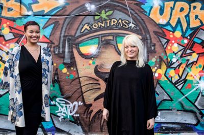 Én ting var Edith Rasmussen (t.v.) og Monique Lorentzen enige om. Den ene ville ikke stå i spidsen for Kontrast uden den anden. Derfor stillede de sammen op til posten som formand og næstformand for Kontrast. ? FOTO: TOM LAURSEN