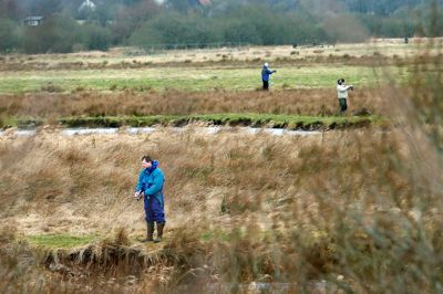 Fiskerne ved Karup Å kan tydeligt mærke, at sælerne er væk. Foto: Flemming Hansen