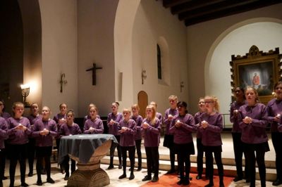 MidtVest Juniorkor fejrer kyndelmisse mandag aften. ? foto: pr-foto