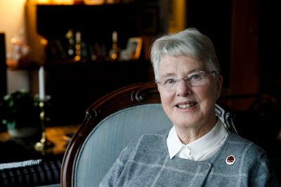 Det har naturligvis betydet meget for Gerda Højgaard at være formand for Røde Kors i så mange år, og det har skabt mange venskaber. Nu får hun en mere åben kalender. ?Foto: Flemming Hansen