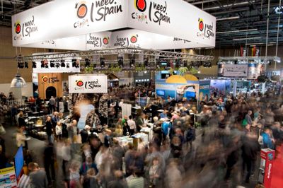Ferie for Alle i MCH Messecenter Herning fylder 13 messehaller. Spanien er årets partnerland, så der er særlig fokus på det Spanien, der byder på så mange feriemuligheder. ? Foto: Lars Møller, MCH