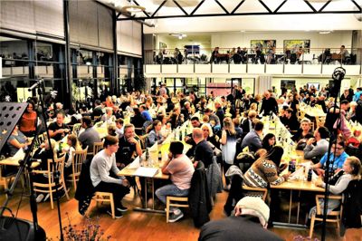 Årets første, som også er sæsonens sidste, fællesspisning i Vildbjerg Sports- og Kulturcenter holdes onsdag 21. februar. ?Foto: Privatfoto