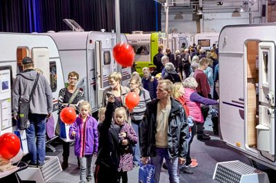 Skandinaviens største ferie- og campingmesse, Ferie For Alle, der løber af stablen 23.-25. februar 2018, byder på campingudstilling, som fylder hele otte messehaller, og i alt dækker 31.000 kvadratmeter. Foto: MCH/Lars Møller