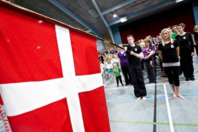Studsgåd GIF vil få en ny fane ved forårets gymnastikopvisning. Billedet her er fra en opvisning i Videbæk.?foto: tony brøchner