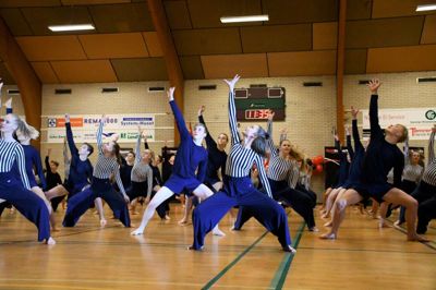 Der var masser af flot gymnastik i Hammerum Hallen i lørdags. ? Foto: GymDanmark/ Janne Jelstad