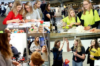 Under DM i Skills, som blev holdt i Herning i januar, kunne de besøgende prøve kræfter med fagene på landets erhvervsskoler og derved få inspiration til fremtiden. ?Foto: Flemming Hansen