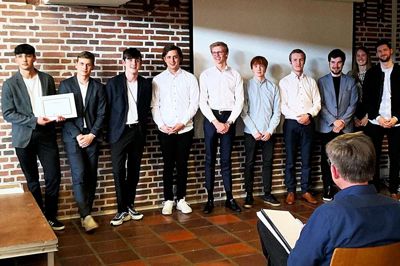 Til det kommende DM i entreprenørskab og iværksætteri deltager 44 hold fra hele landet. Syv af holdene er fra Herningsholm Erhvervsgymnasium. ?Foto: PR-foto