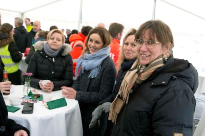 Hanne Elkjær (t.h.) er fællestillidsrepræsentant på psykiatriområdet i Region Midtjylland og ser frem til de bedre arbejdsforhold, hendes kolleger vil få i Gødstrup. ?Foto: tom Laursen