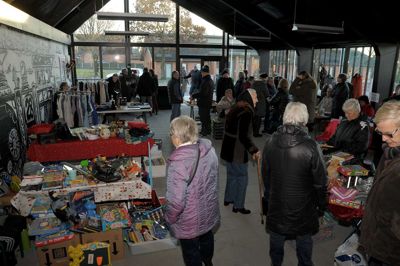 Væksthuset er et af de synlige resultater af byfornyelsen. Huset bruges til rigtig mange formål. Billedet her er fra et godt besøgt julemarked.