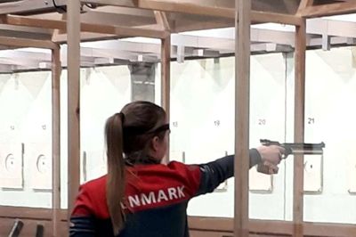 16-årige Astrid Jensen fra Vroue. ? Foto: Haderup Skytteforening