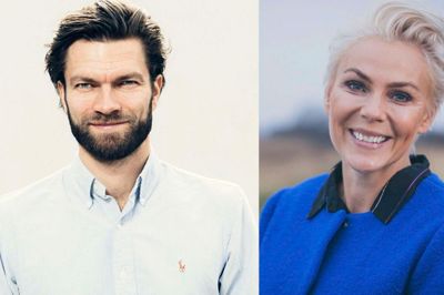 De to tv-værter, Thomas Skov Gaardsvig og Lene Beier, glæder sig til at stå i spidsen for Kræftens Bekæmpelses liveshow på Facebook. ? Foto: Peter Nørby/Kræftens Bekæmpelse