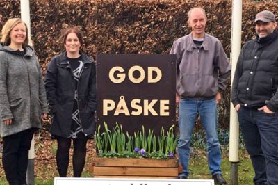 Det går godt med Knæk Cancer i Troldhede. Her er det brandinggruppen .Foto: Privat Foto