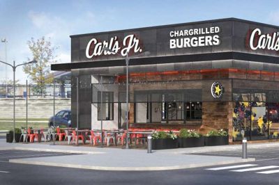 Carl's Jr.-kæden har et fast koncept for restauranternes udseende, så en kommende Herning-restaurant kunne meget vel komme til at se sådan ud. ?Foto: PR-foto: Carl's Jr./Dansk Supermarked
