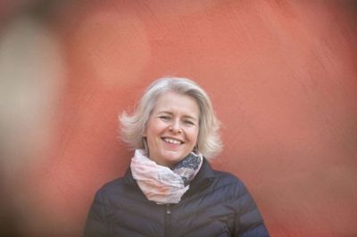 Lone Handberg fra Haderup Borgerforening er en del af Thisted Forsikrings kampagne Danmarks Rygrad. Foto: PR-foto