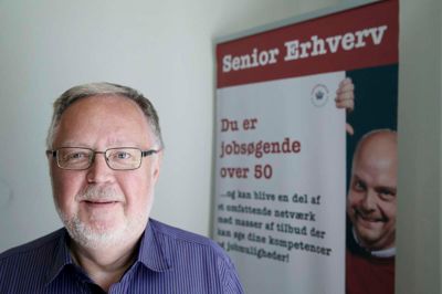 - Jeg har været ude for nogle firmaer, hvor de mellem linjerne har sagt, at jeg er for gammel, fortæller 62-årige Mogens Johansen. ?Foto: Flemming Hansen