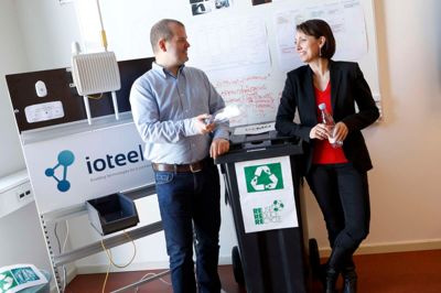 Mirko Presser og Annabeth Aagaard står i spidsen for Centre for Business Development, der så dagens lys i oktober 2017. Foto: Henrik Ole Jensen