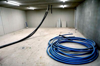 De nye omklædningsrum under Herning Isstadion blev ikke klar til VM, men det har ifølge Herning Kommune ikke den store betydning. ?Foto: Henrik Ole Jensen