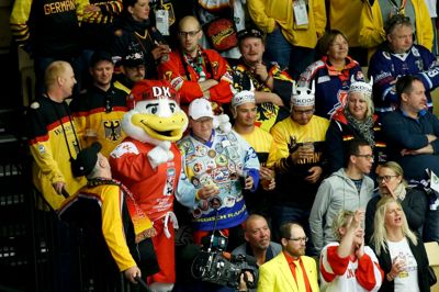 God stemning i Boxen blandt tyskerne. Foto: Flemming Hansen