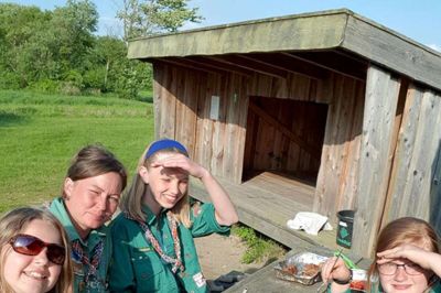 Vejret var rigtig fint, da »papegøjerne« var af sted. ? Foto: Privatfoto