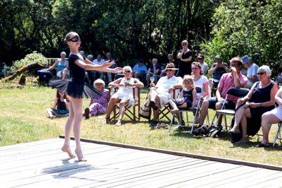 Der var både musik og ballet på programmet. Foto: Tom Laursen