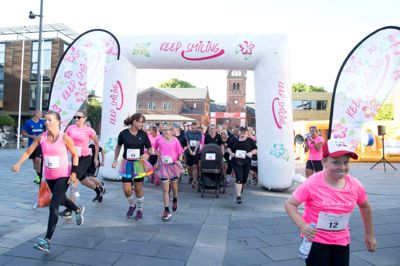 I Keep Smiling Family Run gælder det om at smile og vise løbeglæden frem. ?foto: tom laursen