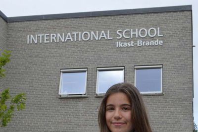 Sophia Thygesen var den første elev, der blev skrevet op til Den internationale Skole i Ikast-Brande. Nu har hun afsluttet sine sidste eksaminer og glæder sig til at udforske verdenen - i første omgang på en dansk efterskole ?foto: Laila Kempel