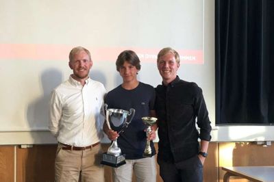 Laurids Old blev kåret som Årets Ulv af FCM Elitefodboldskole. Foto: PR-foto
