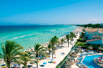 Mallorca topper hitlisten over sommerens rejsemål. I det hele taget er det klassikerne, der præger listen. ?Foto: PR-foto